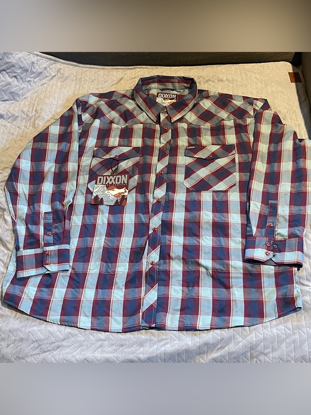 Dixxon Flannel Co. Stevensville shirt mens 5X bamboo blend NWT